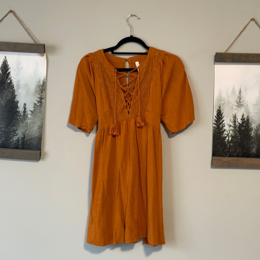 🍂🍁Burnt orange dress🍂🍁